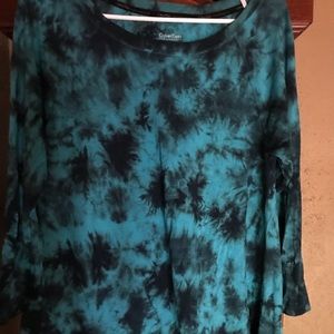 Calvin Klein shirt asymmetrical hem